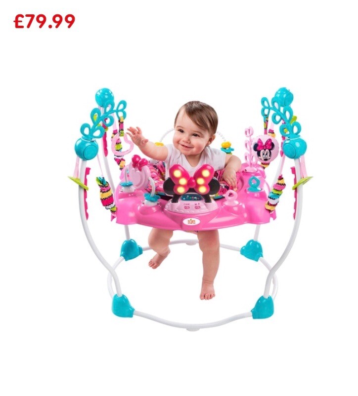 minnie mouse jumperoo mothercare